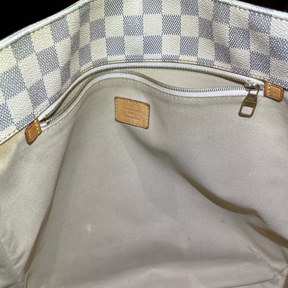 Louis Vuitton Soffi Damier Azur 2013 Tote Shoulder Bag Crossbody - Picture 11 of 16